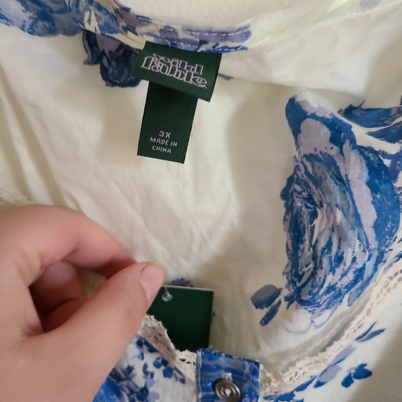 NWT WILD FABLE ADORABLE FLORAL CROPPED TOP - Picture 8 of 9